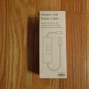 Made for Amazon, USB Power Cable (Eliminates the Need for AC Adapter)  NIB